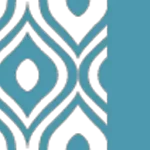 Cat- säkkituoli - finoo aqua blue pattern 841210P