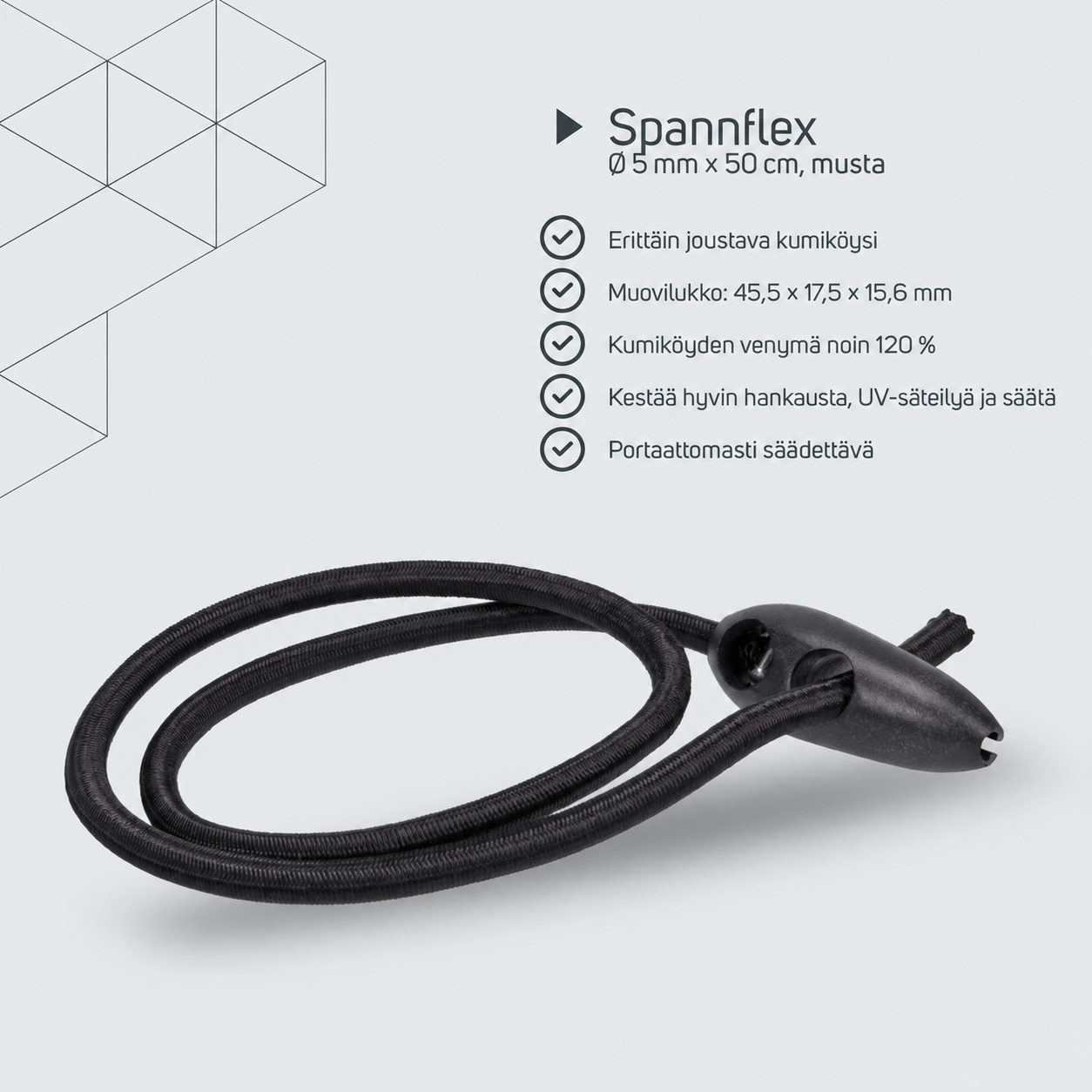 Spannflex-joustokiristin – tuotetiedot