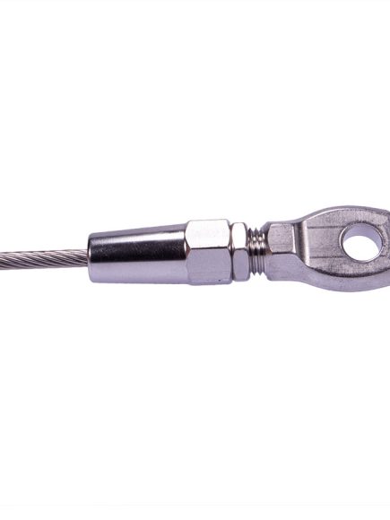 Ruuvattava silmukkapääte 4 mm vaijerille