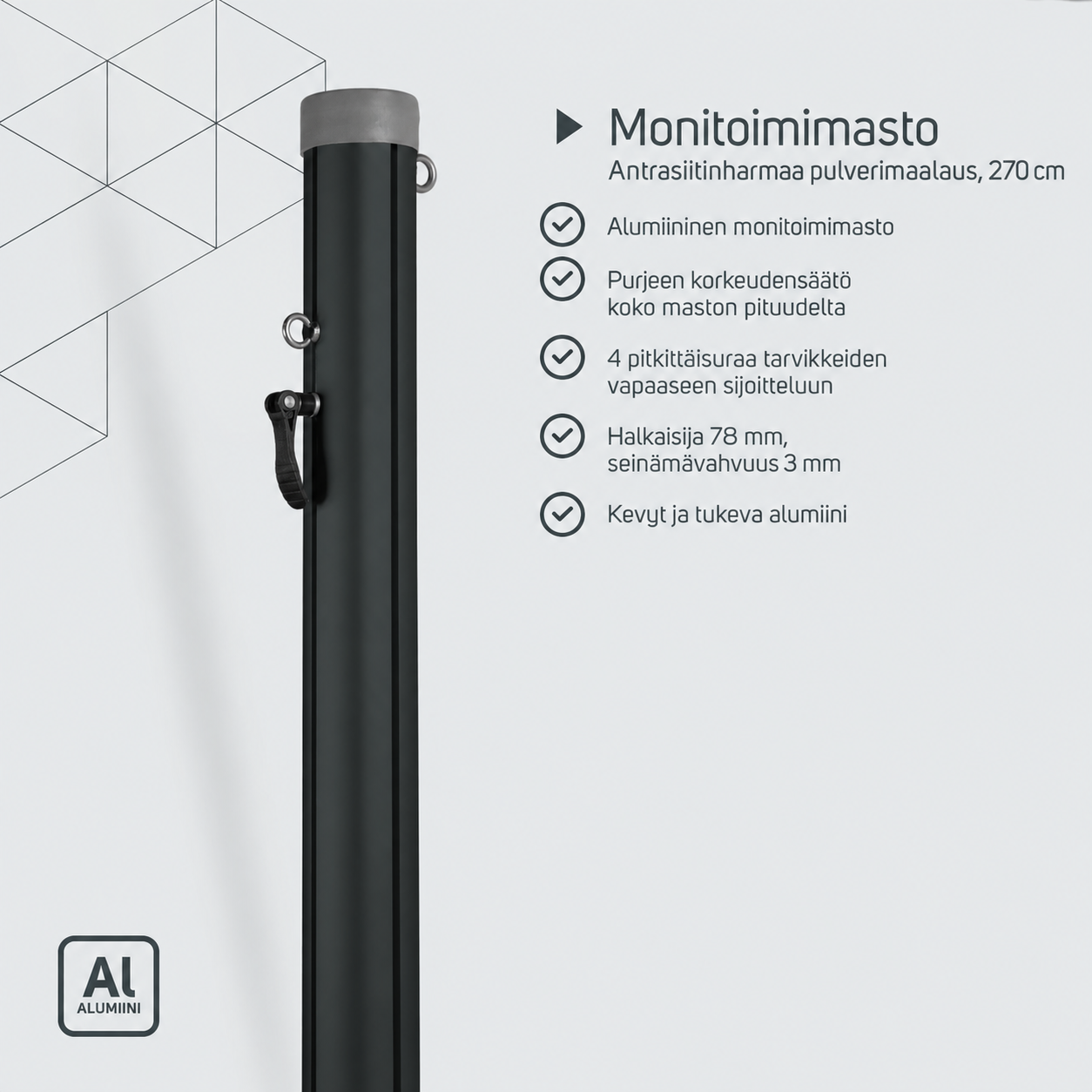 SOLIDAY-monitoimimasto – tuotetiedot