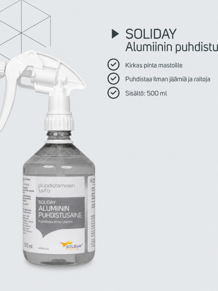 SOLIDAY-alumiininpuhdistusaine – tuotetiedot