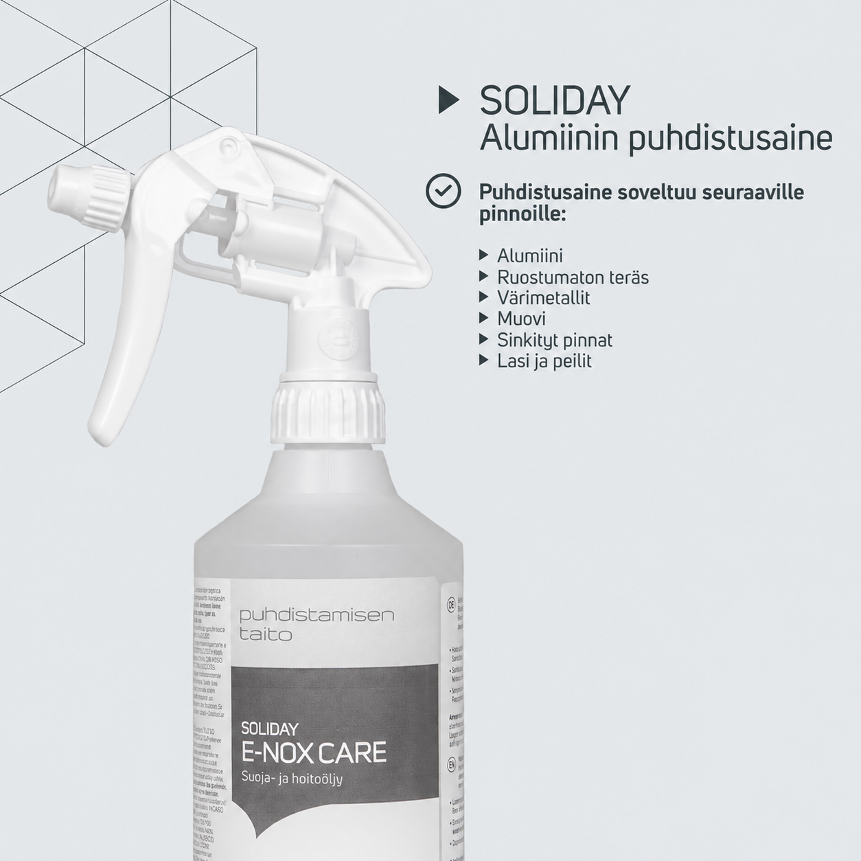 SOLIDAY-alumiininpuhdistusaine – tuotetiedot