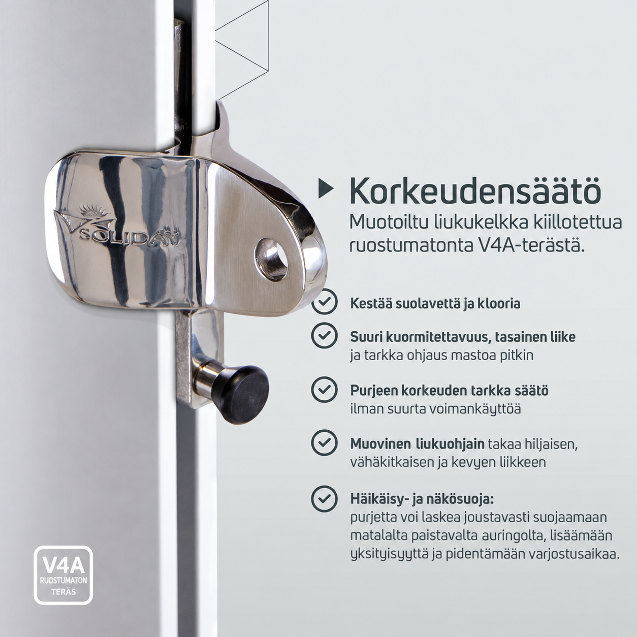 Solidpole-masto – tuotetiedot