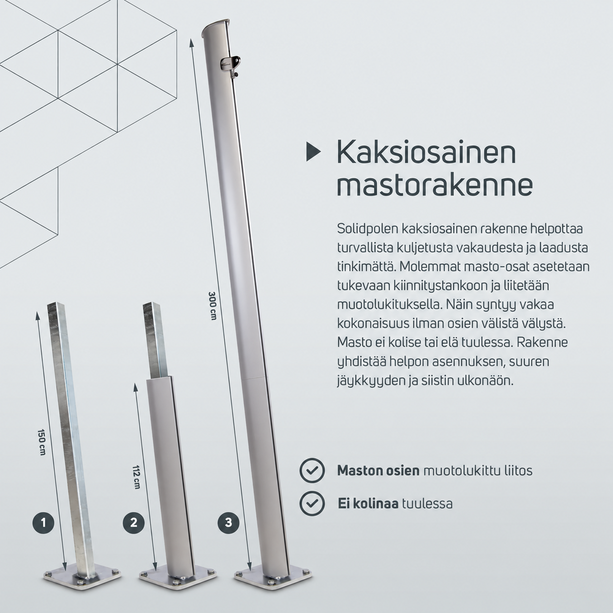 Solidpole-masto – tuotetiedot