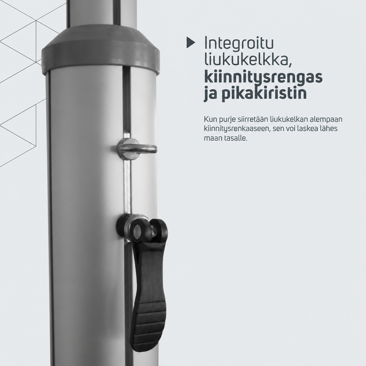 Teleskooppimasto 200–350 cm – tuotetiedot