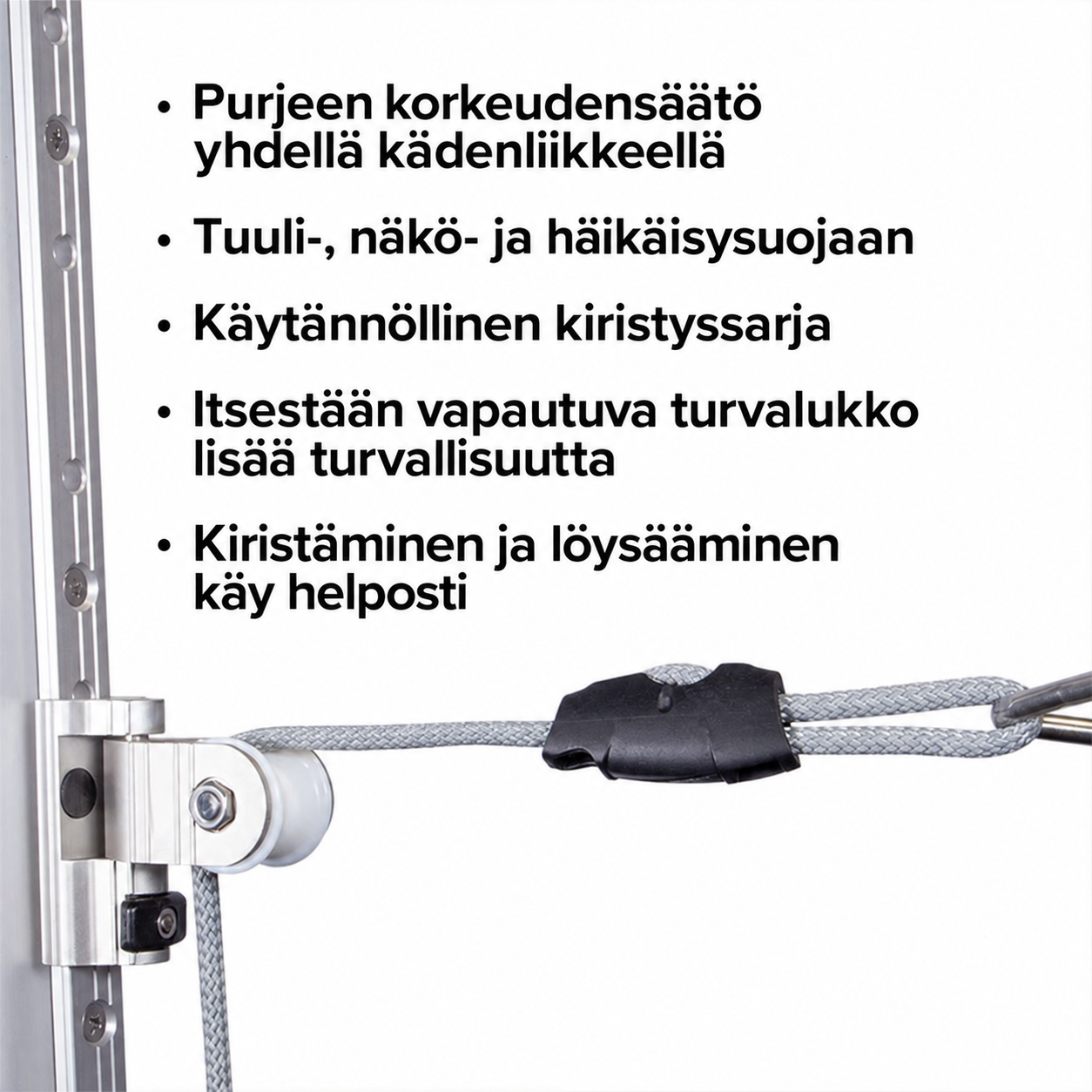 Kiristyssarja liukukiskolla – tuotetiedot
