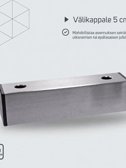 Maston seinäkiinnikkeen etäisyyskappale 5 cm – tuotetiedot
