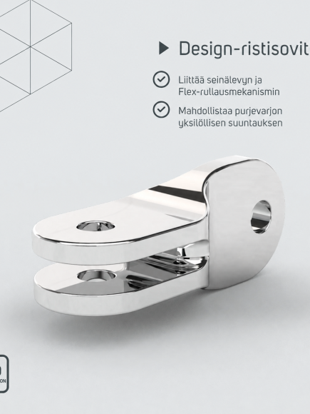 Design-ristiadapteri – tuotetiedot
