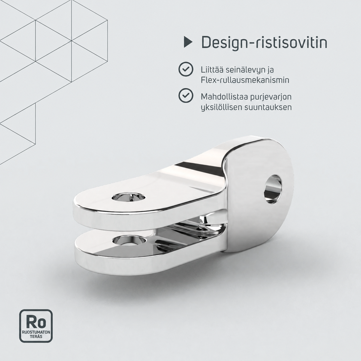 Design-ristiadapteri – tuotetiedot