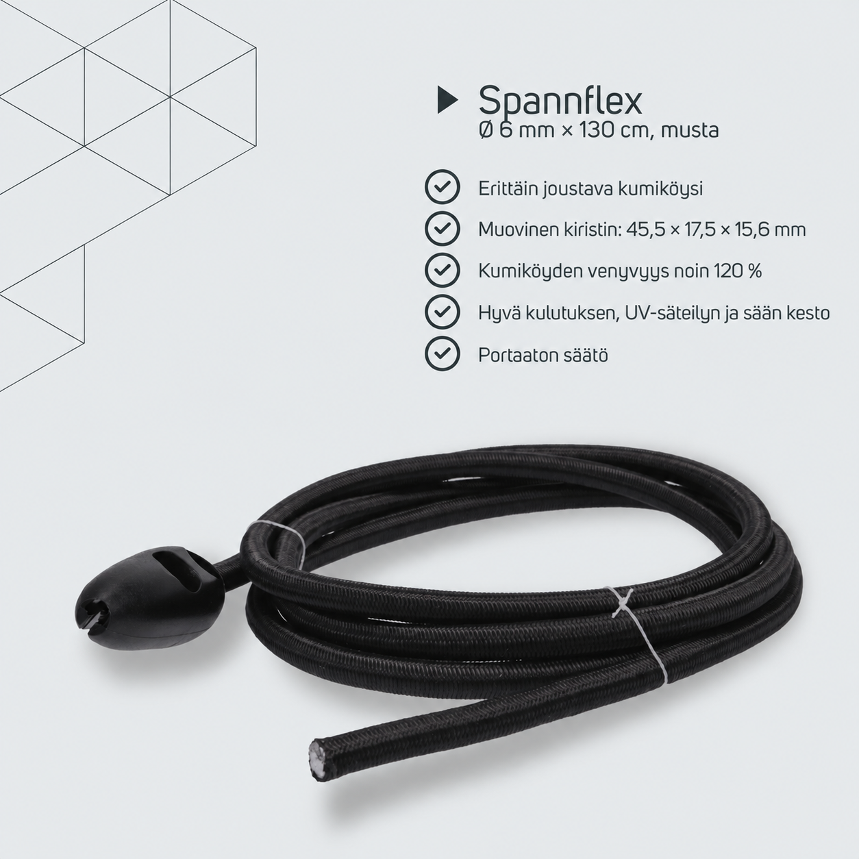 Spannflex-joustokiristin – tuotetiedot