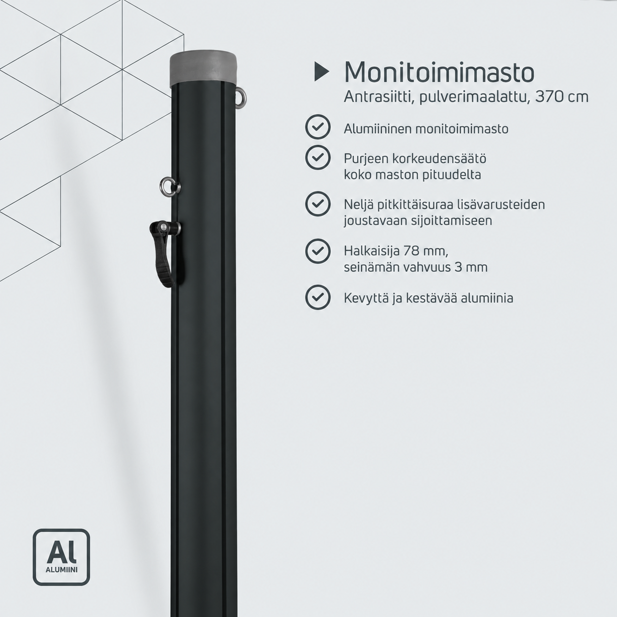 SOLIDAY-monitoimimasto – tuotetiedot