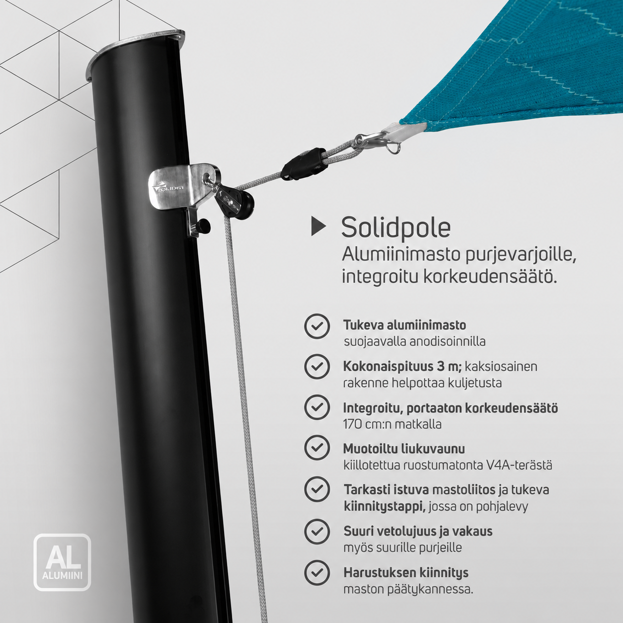 Solidpole-masto – tuotetiedot