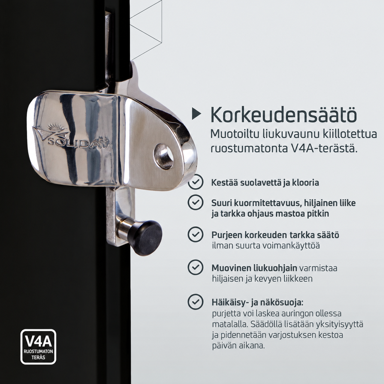 Solidpole-masto – tuotetiedot