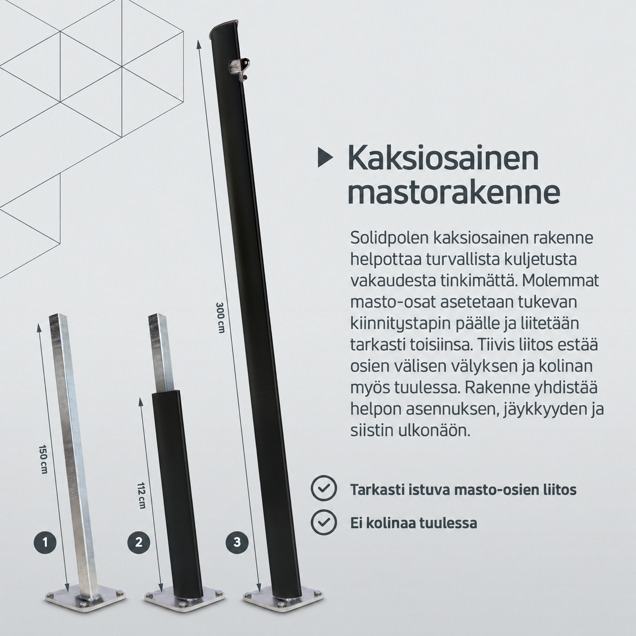 Solidpole-masto – tuotetiedot
