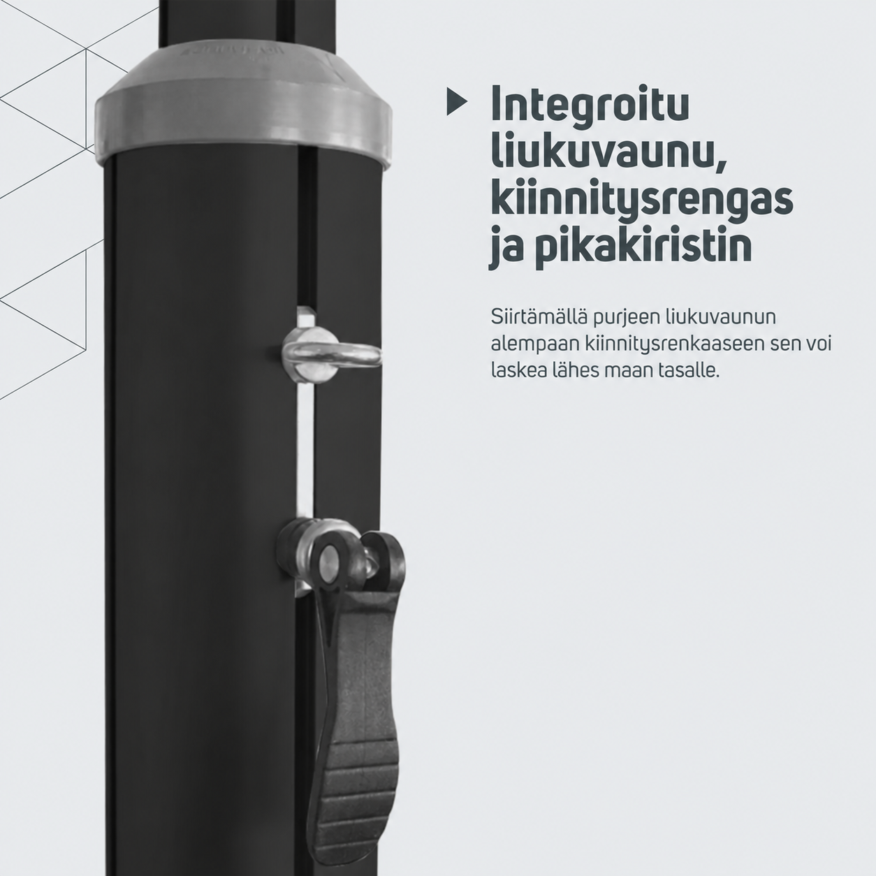 Teleskooppimasto 200–350 cm – tuotetiedot