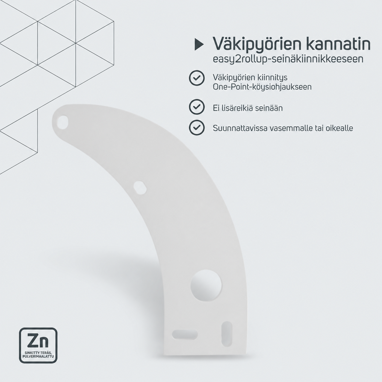 easy2rollup-köysipyöräkannatin – tuotetiedot