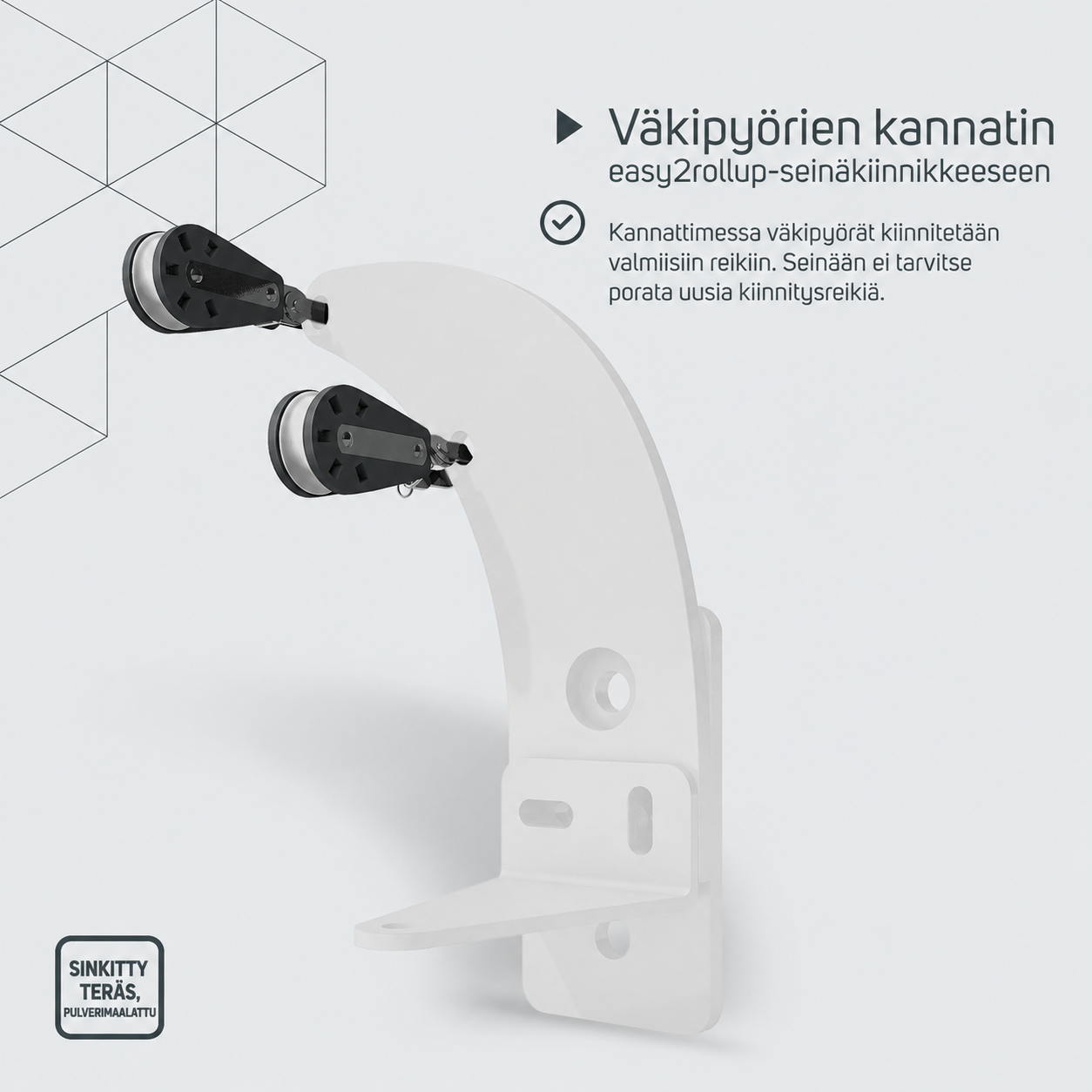 easy2rollup-köysipyöräkannatin – tuotetiedot