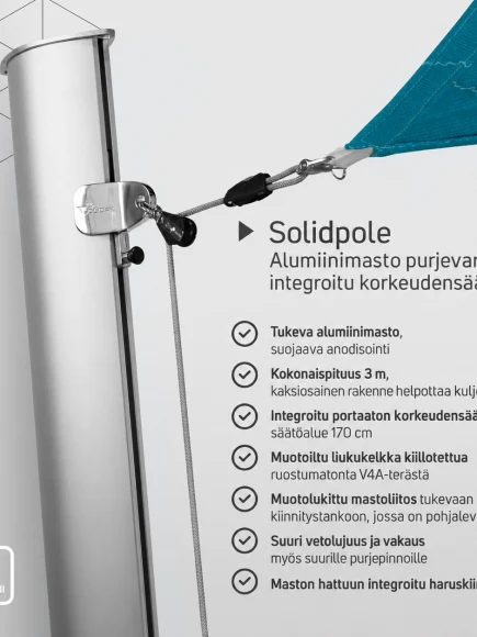 Solidpole-masto – tuotetiedot