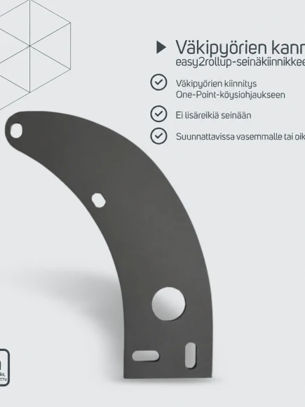 easy2rollup-köysipyöräkannatin – tuotetiedot