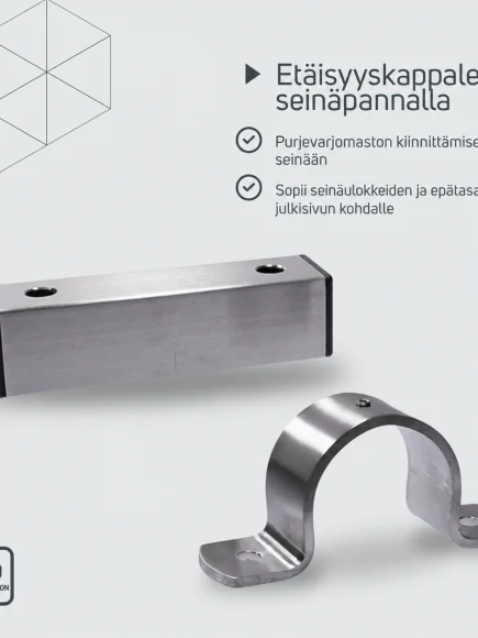 Maston 5 cm etäisyyskappale seinäpannalla – tuotetiedot