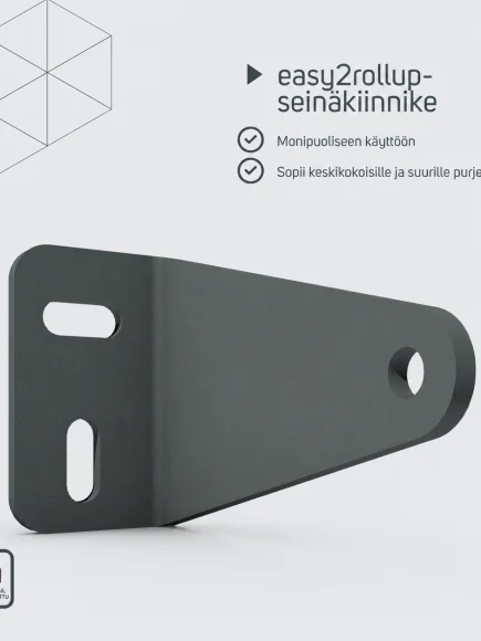 easy2rollup-seinäkiinnike – tuotetiedot