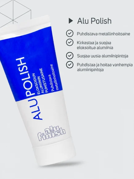 ALU POLISH -eloksoidun alumiinin hoitotahna 100 ml – tuotetiedot